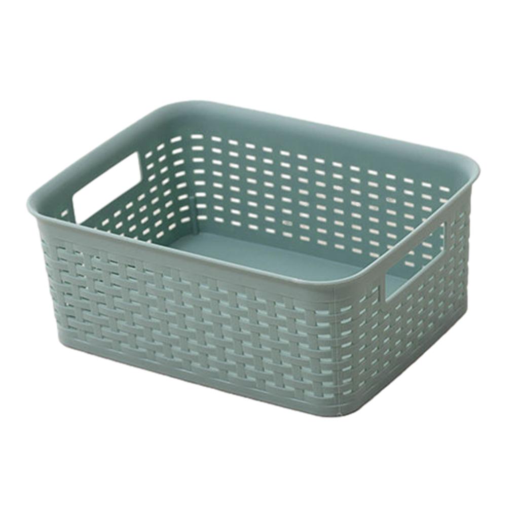 Household Storage Basket - Versatile And Practical For Office Kitchen Bathroom Plasticforte Laundry Basket Woven