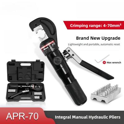 Integral Aluminum Manual Hydraulic Crimping Pliers APR-70 Cable Crimping Pliers Portable Building  Power Tools