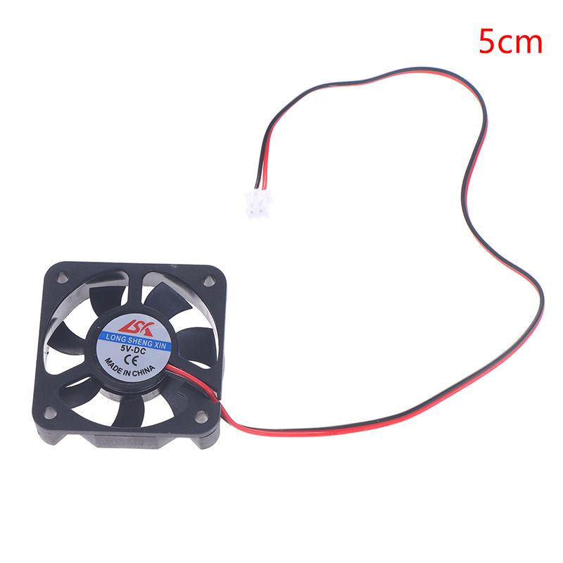 5V/12V/24V Cooling Turbo Fan Brushless 3D Printer Parts 2Pin For Extruder Dc Cooler Blower Part Black Plastic Fans