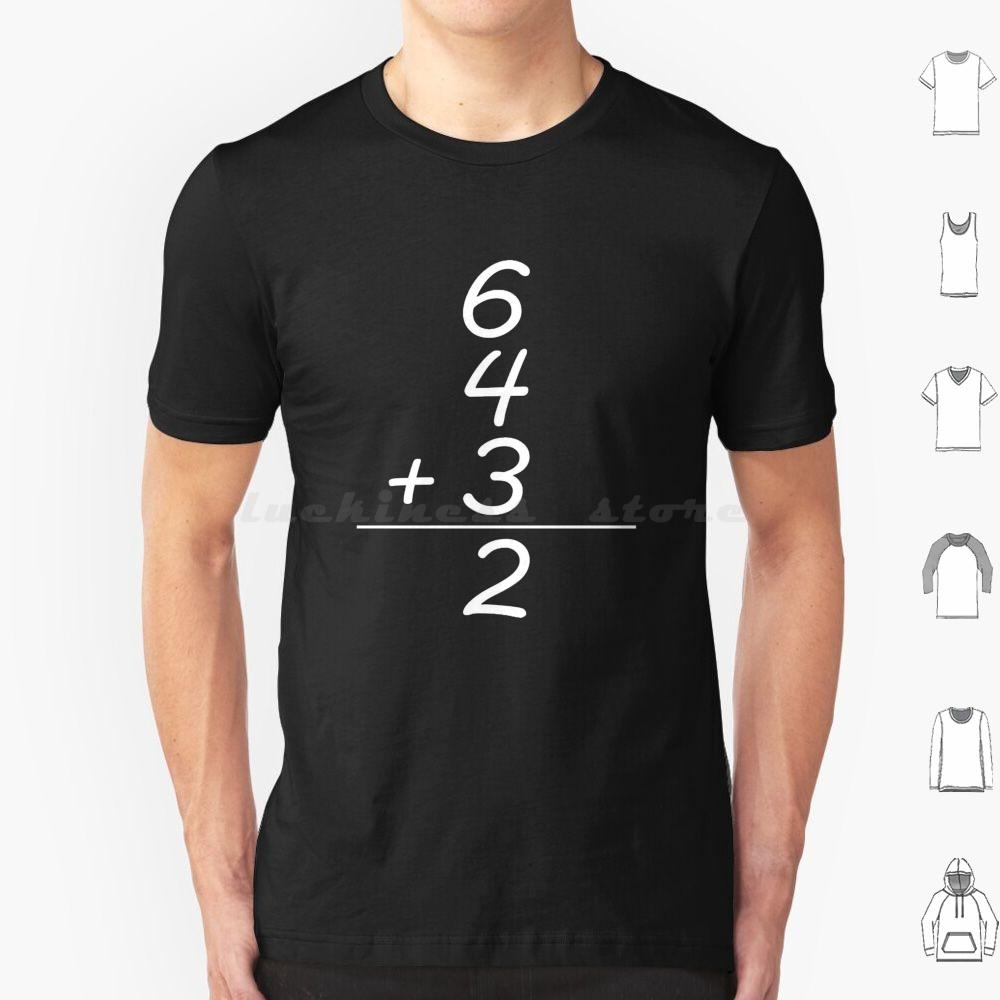 Baseball 6 4 3 2 White T Shirt Cotton Men Women DIY Print Sports Baseball 6 4 3 2 Baseball Math Baseball Fans Aaron Judge