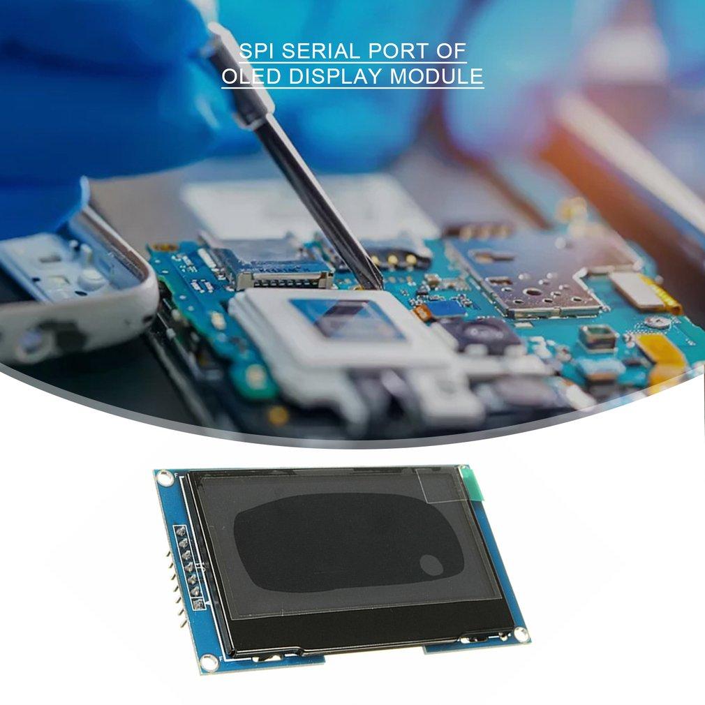 Heißer TZT 2,4" 2,42 Zoll 128x64 OLED LCD Anzeigemodul SSD1309 7 Pin SPI/IIC I2C Serielle Schnittstelle für Arduino R3 C51 Dropshipping