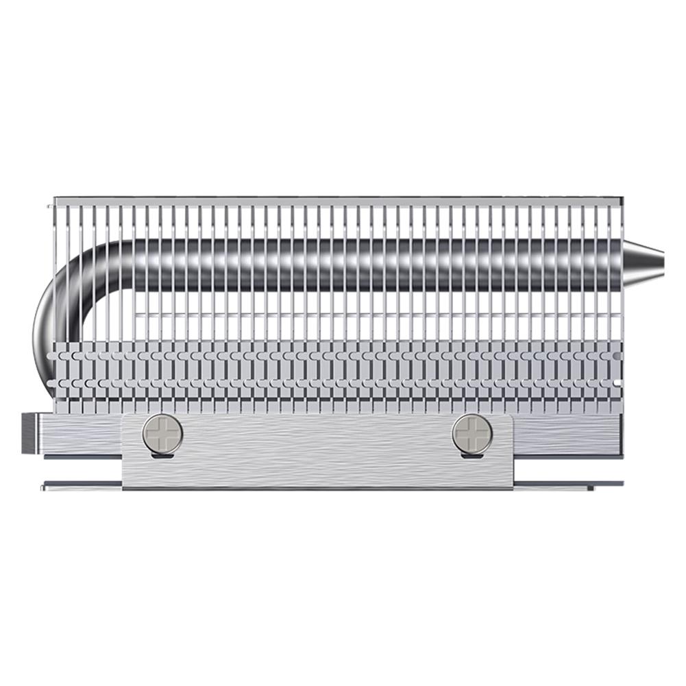 M.2 2280 SSD Heatsink SSD Radiator 2xAGHP Heat Pipe SSD Cooling Reflow Welding with Thermal Silicone Pad