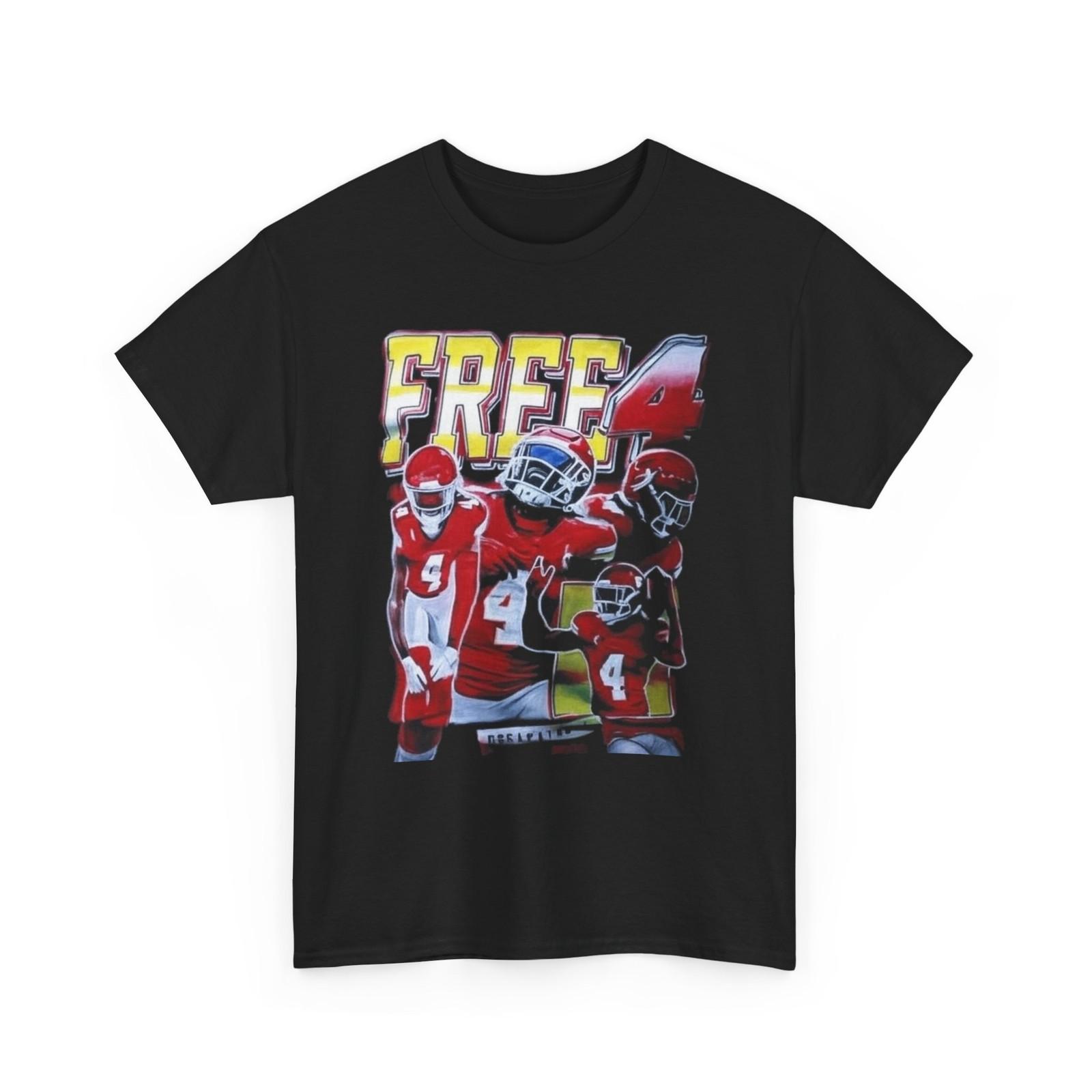 Бесплатная футболка Travis Kelce 4 Kansas City Chiefs, дисквалификация Раши Райса. XL