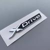 1X New Chrome Black Fender lowercase Letters XDrive Emblems for BMW 1 3 4 5 6 7 Series X1 X3 X4 X5 X6 Z4 GT X Drive Badges LM8
