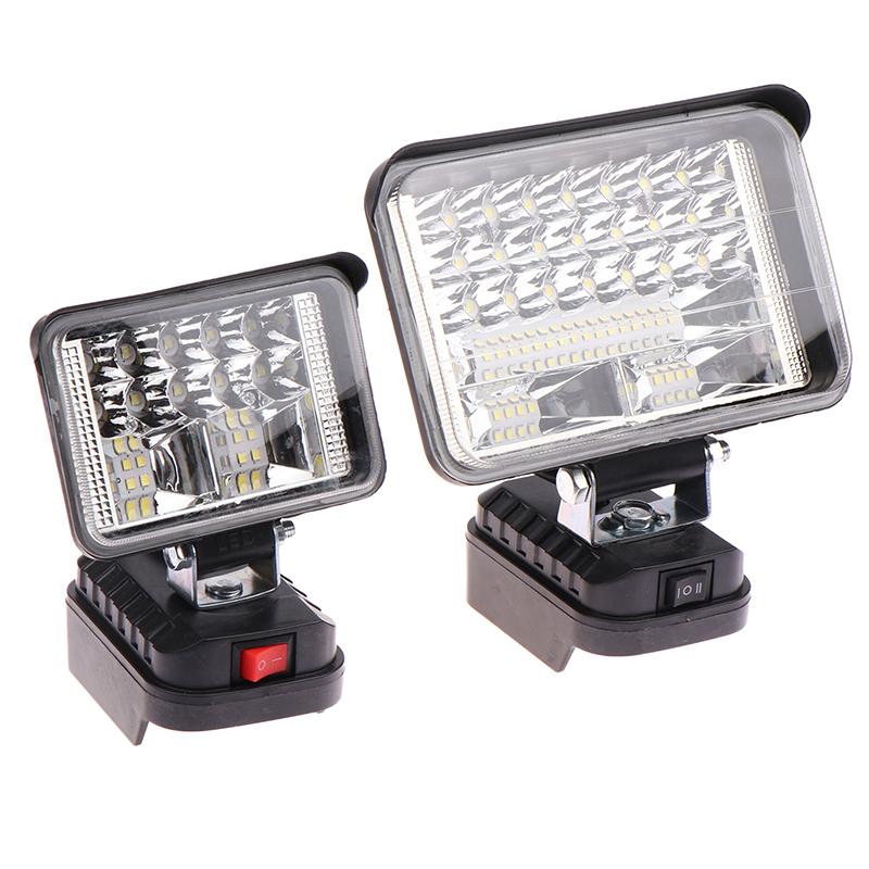 1 Piece Dual Usb Power Bank For Makita Lithium Battery Emergency Lights 2-7Inch Large Lens Car Led Work Lamp Light Torch