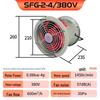 Industriële Hogesnelheidsventilator: Hoge temperatuur, oliebestendige, axiale afzuigventilator (220V/380V)
