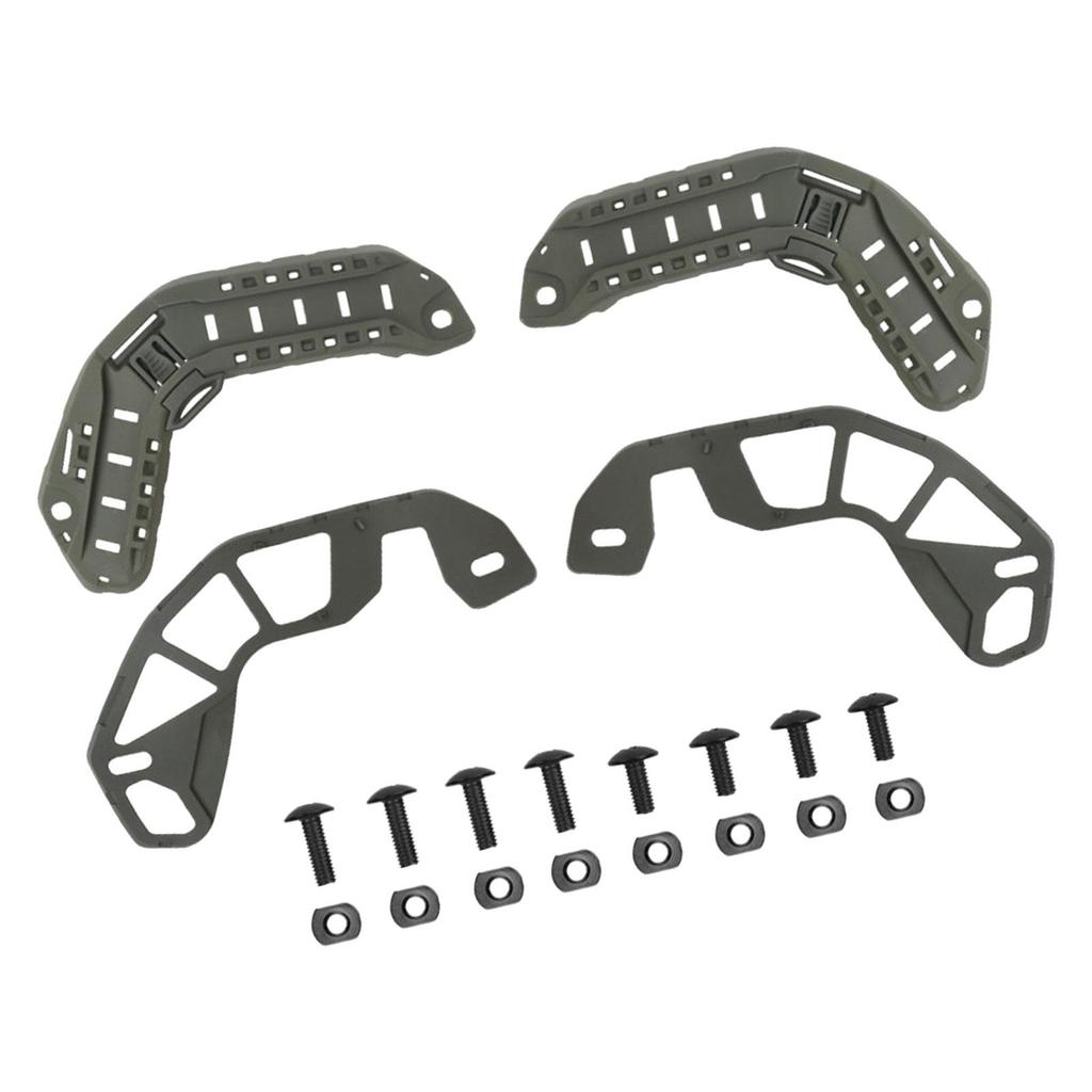 Helmet Rails Helmet with Mounting Screws Mount for Integrate Necessary