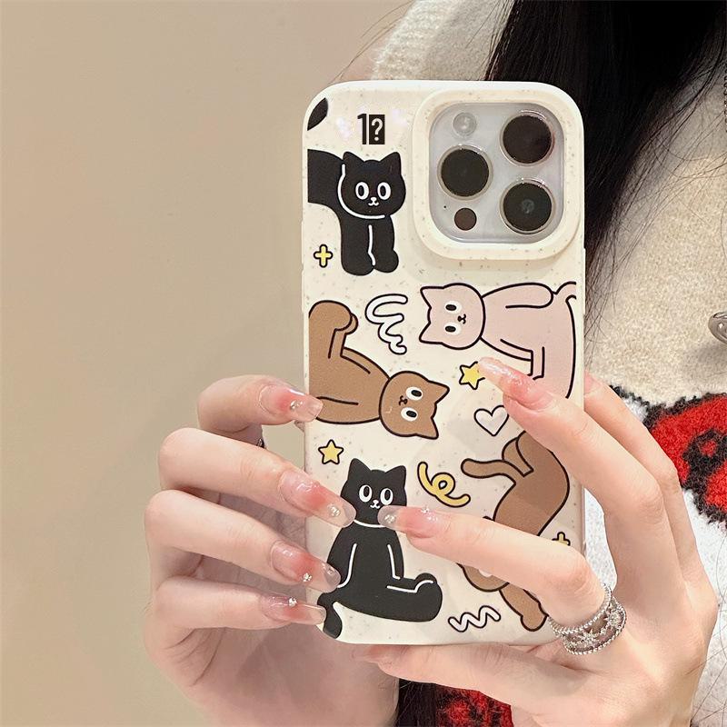 Coque pour iPhone 15 Pro Max pour femmes, Design de dessin animé mignon pour 16 Pro/14/13/11 Pro/Xs/Xr