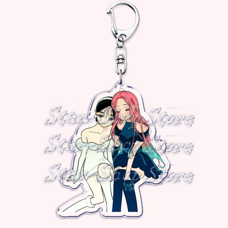 Cute Alien Stage Roommates Chibis Keychains for Womens Accessories Bag Luka Ivan Till Mizi Hyuna Sua Keyrings Jewelry Fans Gifts