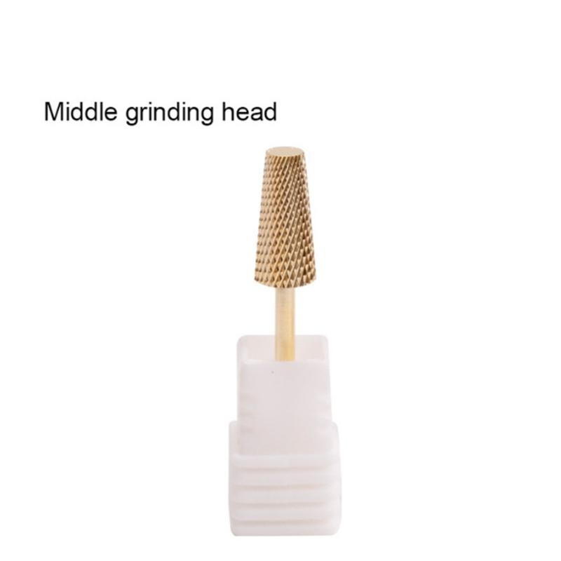 Nails Drill Bits Cuticle Electric Nails File and Ceramic Acrylic Gel Nails Bit Acrylic Nails Art, Carbide Cuticle Bit
