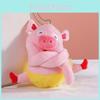 Cartoon Pig Plush Pendant With Super Soft Material For Holiday Gift