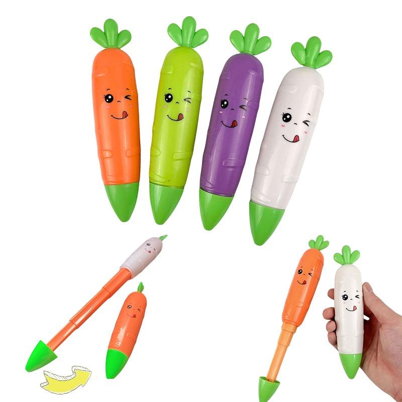 Stretchable Carrot Sword Toy For Kids Realistic 3d Gravity Knife Anti-stress Plaything