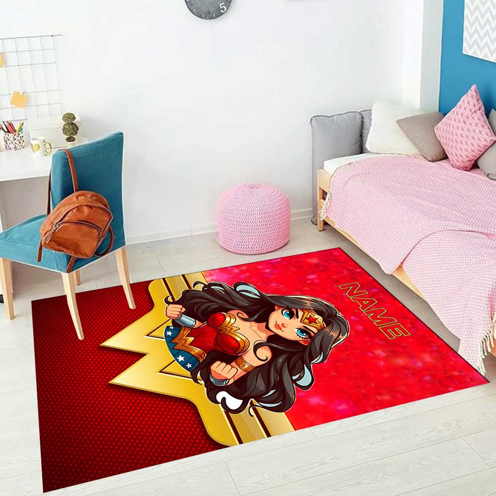 Warner Bros. Film (22) Personalizza il tuo tappeto con nome, cuscino per sedia da ufficio, regalo per camera da letto, soggiorno di casa.