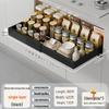 Retractable Kitchen Cabinet Pull-Out Storage Rack for Seasoning Jars and Bottles