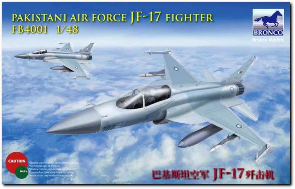

Bronco Model Pakistan Jet Fighter Plastic Model Kit CBF48001 1/48 JF-17 (FB4001)