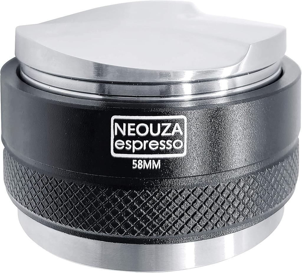 NEOUZA 58mm Coffee Distributor & Tamper 2 In 1, Dual-Head Coffee Leveler Fits E61 Group Machines
