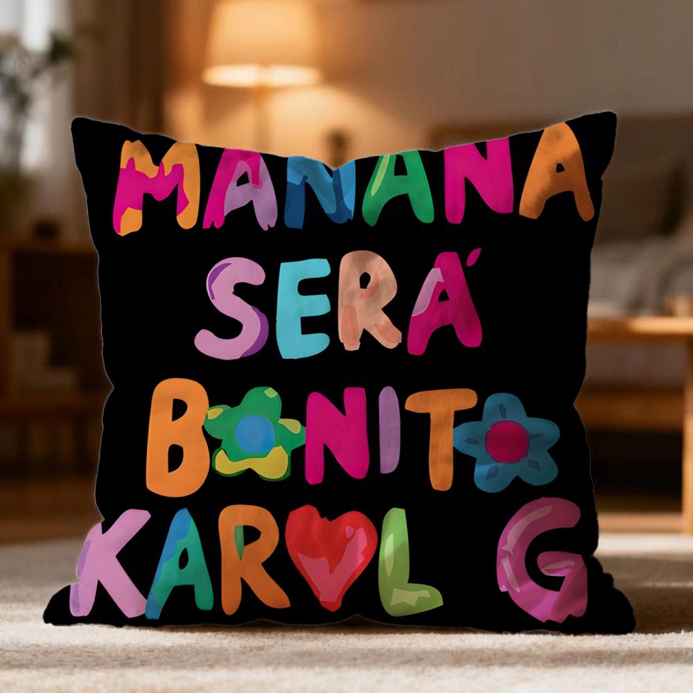 Hot KKAROL Ged Cushion Cover Soft Washable Pillow Case Multi-Scene for Couch Bed Travel Office Use