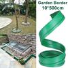 5m Plastic PE Garden Lawn Stone Isolation Path Grass Edging Fence Belt Border
