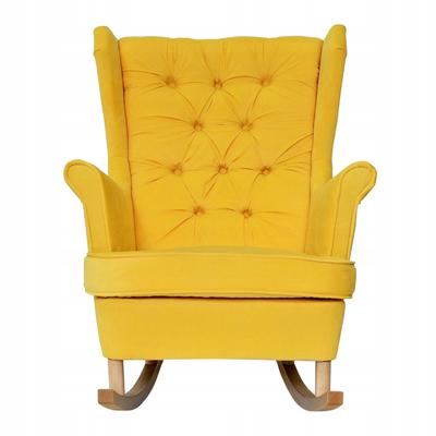 Gaja Rocking Chair, Scandinavian, Family Furniture, Yellow, Rocking Chair