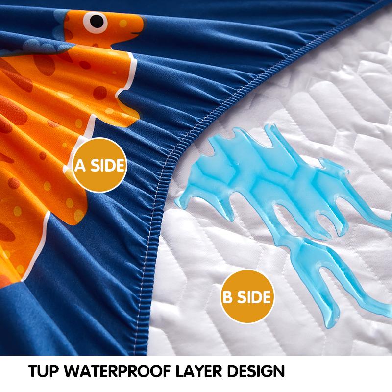 Vodotěsný potah na postel Strečový prodyšný potah matrace pro chránič matrace v obývacím pokoji (Bez povlaku na polštář)