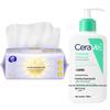 CeraVe Soothing Foaming Cleanser & Vinda Facial Wipes Set