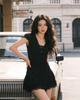 Pure Desire Irregular Lace Two-Piece Dress - Summer 2026 Waist-Cinched Short Skirt
