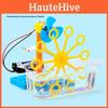 Homemade Hand Cranked Bubble Machine Model Component Set Children Puzzle Toy For Kids