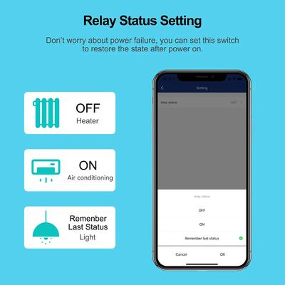 WiFi Smart Schalter 16A/20A Automatischer Leistungsschalter Relais Modul Schalter Timer APP Sprachsteuerung AC100-240V für Yandex Alice Alexa Google
