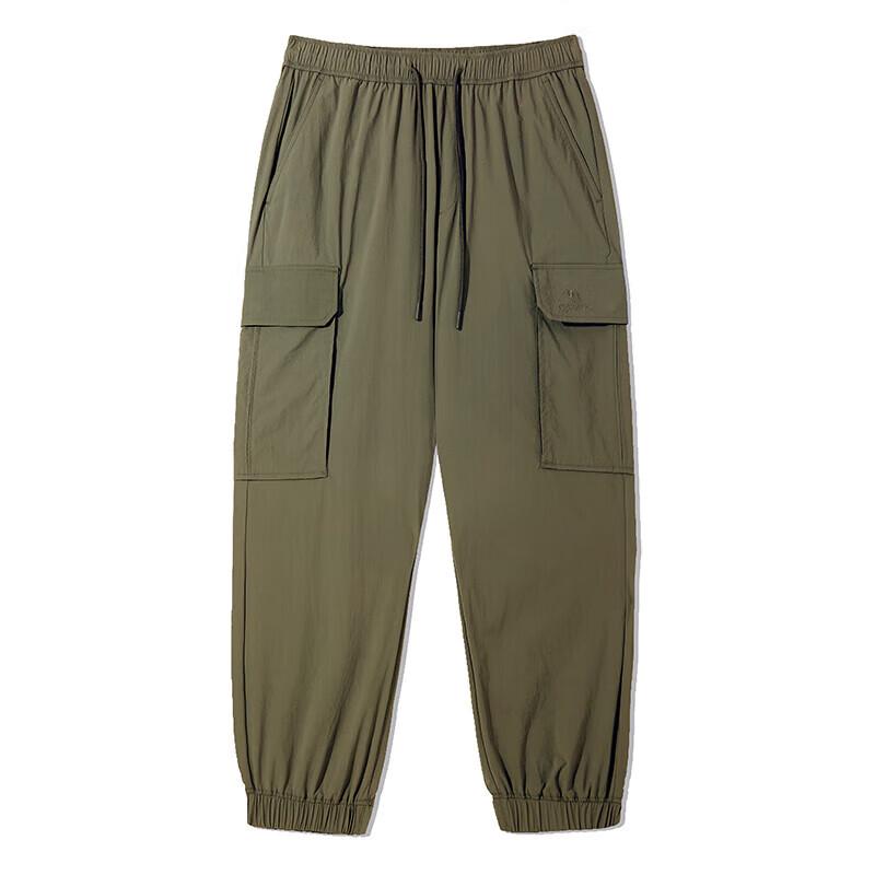 CAMEL Men's Cool-Touch Tapered Cargo Pants