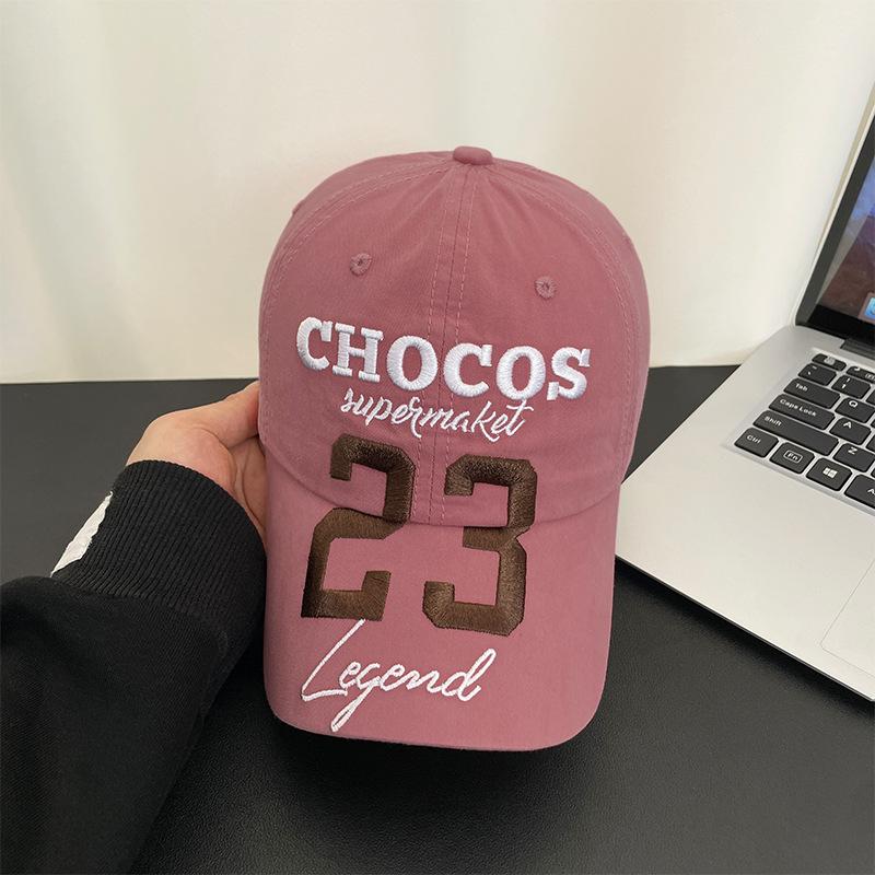

Street embroidery letter baseball cap women s summer deep top wide brim cap men s casual versatile sun hat