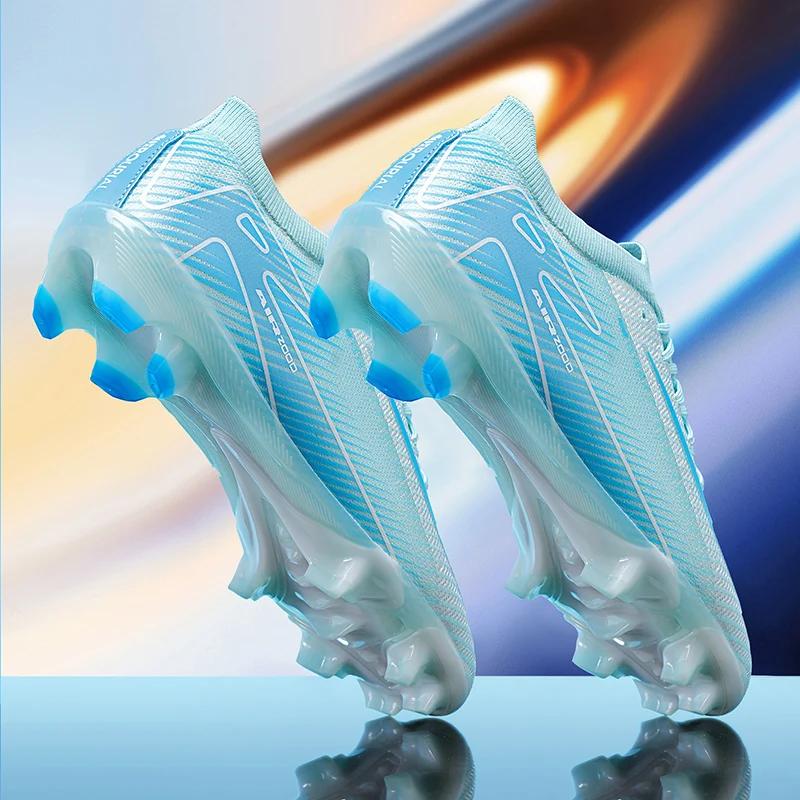 Men Football Boots Children Society Training Original Long Spikes TF/FG Soccer Shoes Professional Sneakers Sports Football Shoes
