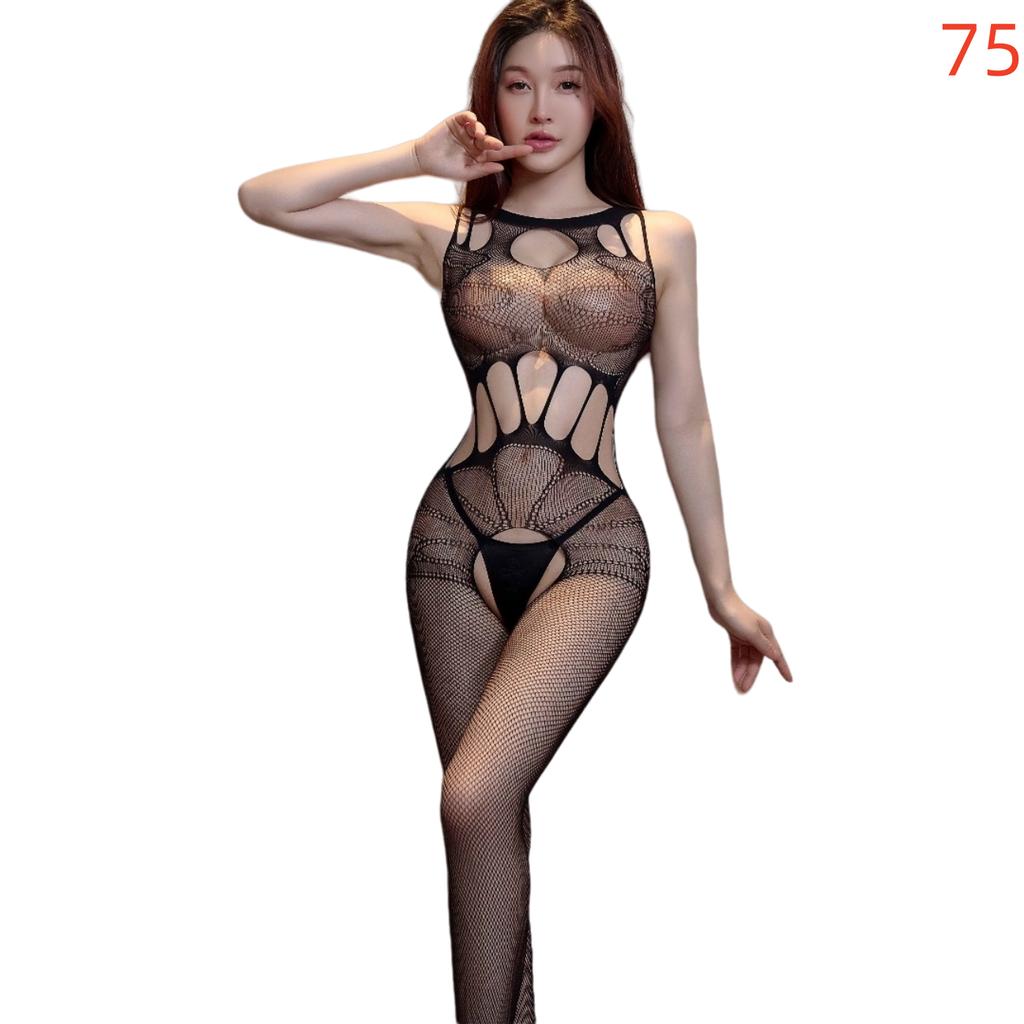 Exotic Clothes Lingerie Sexy Women Hot Erotic Transparent Underwear Big Net Bodystocking Hollow Jumpsuits Pajamas Costumes