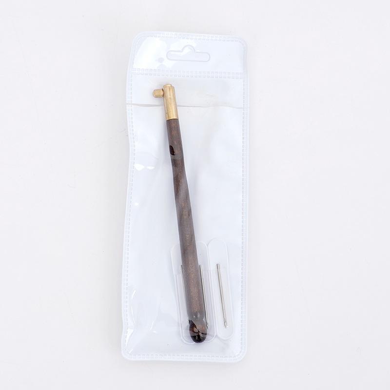 French Reverse Crochet, Solid Wood Handle French Embroidery Beaded Crochet, Front and Back Crochet Tool Crochet