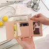 Women's Trifold Short Wallet Floral Print PU Leather Coin Purse Multi Slots Card Holder Large Capacity Clutch Money Bag