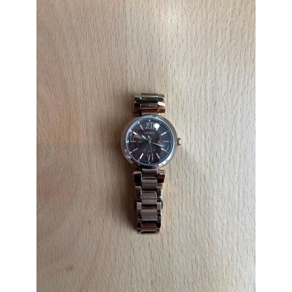 Used CITIZEN xC Cross Sea Working Item Radio Clock Wristwatch Ladies