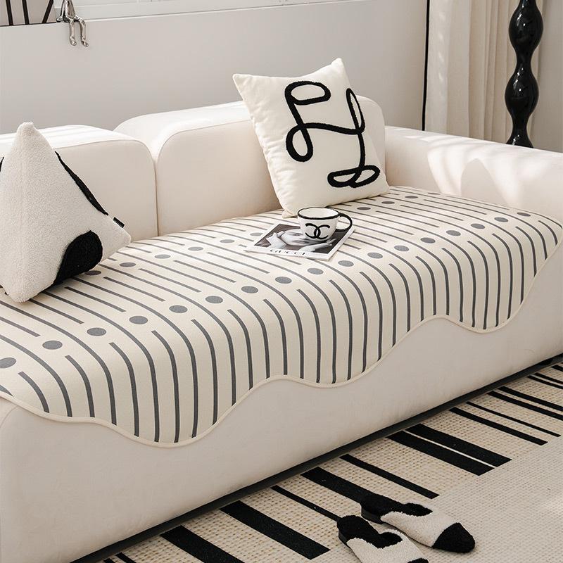 

Ткань для чехла на диван специальной формы, нескользящая, устойчивая к пятнам летняя простая подушка из синели, универсальная высококачественная диванная подушка для четырех сезонов 90*90cm