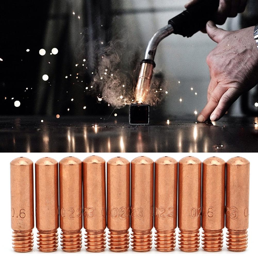 Lot De 30 Embouts De Contact De Soudage MIG En Cuivre 0,8 Mm Pour