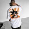 Dragon Ball Goku Printed Shortsleeved Bandai Loose Mens and Womens 2026 Summer Breathable Sporty Fashion Cotton Tshirt