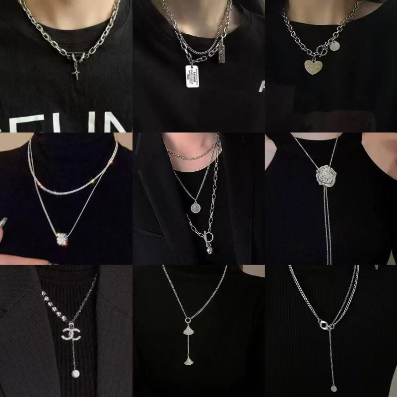 Niche design versatile collarbone chain sweater chain long women's atmosphere high-end new necklace
