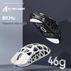 Attack Shark R3 Gaming Mouse: Lightweight Magnesium Alloy with PAW3395 Sensor, Three-Mode Bluetooth Wireless, and 4K/8K Support