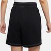 Nike Solid Logo Print Casual Sports Shorts Women Shorts Black DM6751-010