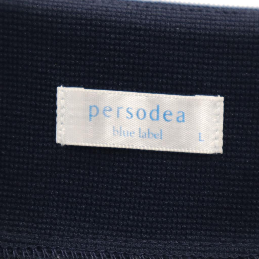persodea blue label Short sleeve Layered Cut L Navy Women Used