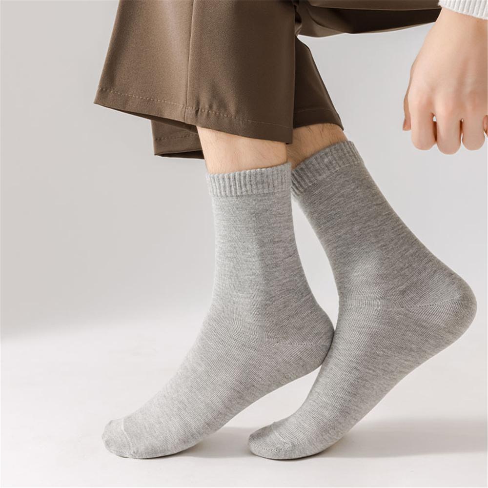 Herrensocken in Kniestrümpfen Schweißabsorption Atmungsaktivität Hochwertige Baumwolle Langlebig Lässiger Stil