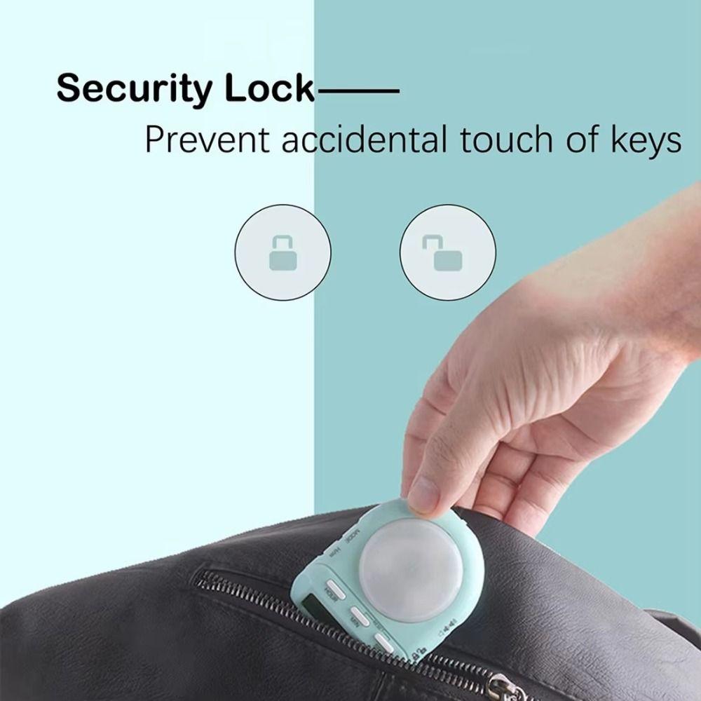 45° Display LCD Screen Electronic Countdown Timer Security Lock Visual Alarm Clock Timer  Kid