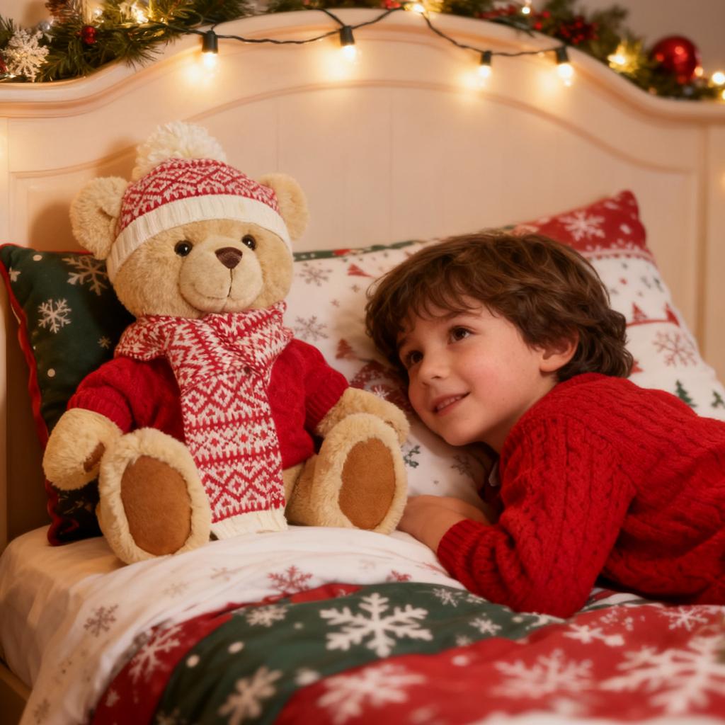 Light Brown : Red And Knitted With Gold Label, Warm Companionship And Hidden