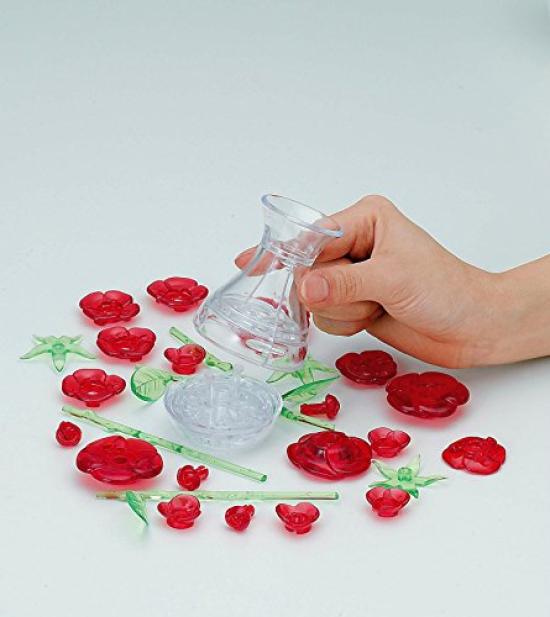 Crystal Puzzle 6 Rose Red 47-Piece