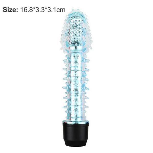 Dildo Vibrator For Women Dotted Ribbed Barbed Penis Av Stick Vibrating G Spot Clitoris Stimulator Masturbation Sex Product