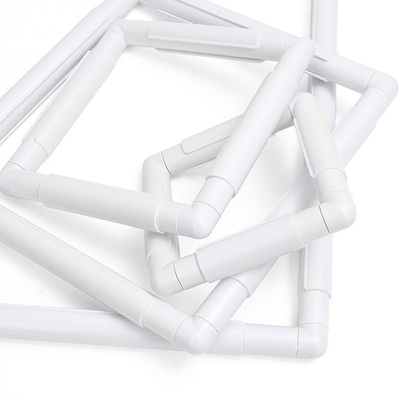 Pack of 3 Embroidery Hoops Featuring Easy Installation Portable Designs Ideal for Crafting Use
