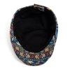 Elegant Embroidered Beret Hat Stylish Unisex Accessory Comfortable Wear For Outdoor Adventures And Social Gatherings