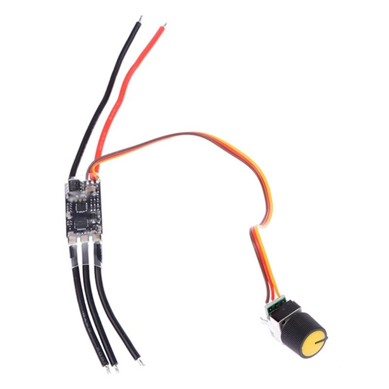 

7-26V Three-Phase Brushless Electronic Starter Driver Electronic Starter Drive Board Speed Controller Regulator for 2-6S 1